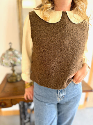Gilet Léopold • Marron