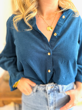 Chemisier  Lazare • Bleu Canard