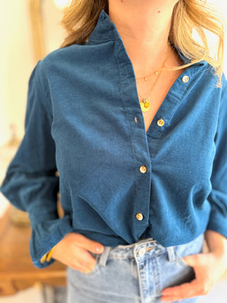 Chemisier  Lazare • Bleu Canard