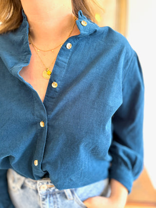 Chemisier  Lazare • Bleu Canard