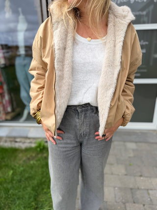 Veste Réversible Cosmos • Beige
