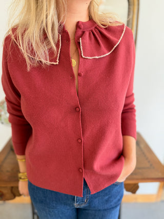 Gilet Léon • Brique