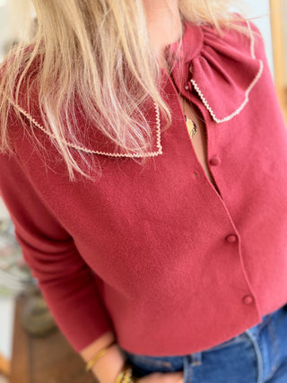 Gilet Léon • Brique