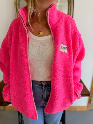 Justine Sherpa-Jacke • Rosa