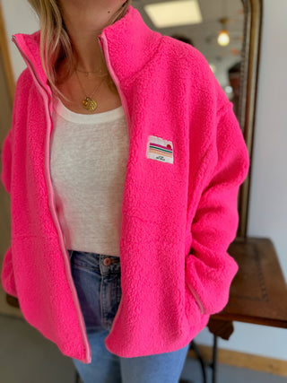 Justine Sherpa-Jacke • Rosa