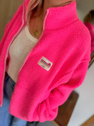 Justine Sherpa-Jacke • Rosa