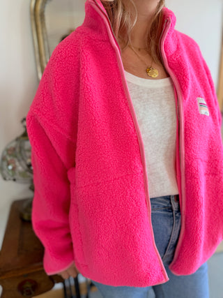 Justine Sherpa-Jacke • Rosa