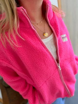Justine Sherpa-Jacke • Rosa