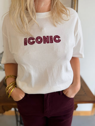 T-Shirt Iconic • Bandana Bordeaux