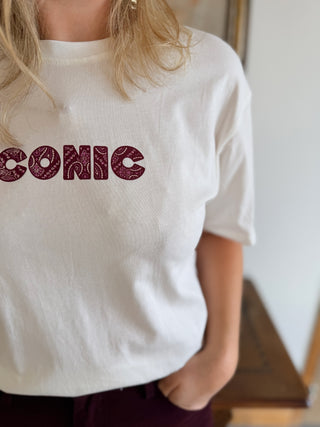 T-Shirt Iconic • Bandana Bordeaux