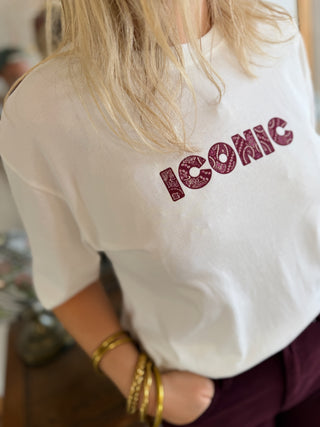 T-Shirt Iconic • Bandana Bordeaux