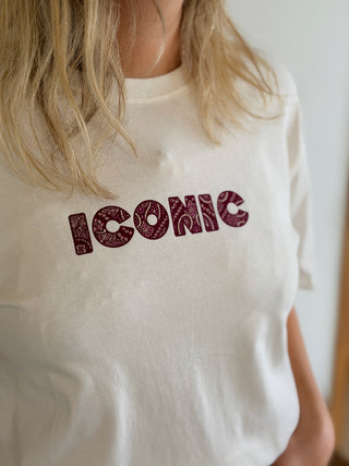 T-Shirt Iconic • Bandana Bordeaux