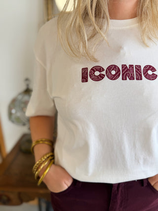 T-Shirt Iconic • Bandana Bordeaux