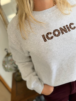 Iconic Sweatshirt • Leopard