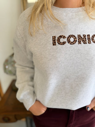 Iconic Sweatshirt • Leopard