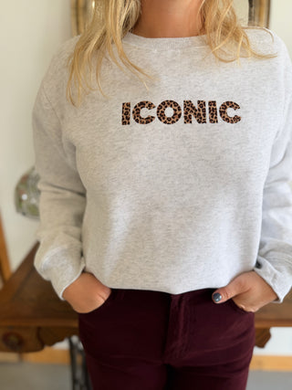Iconic Sweatshirt • Leopard