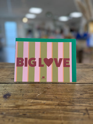 Carte "Love" - Big Love (avec enveloppe)