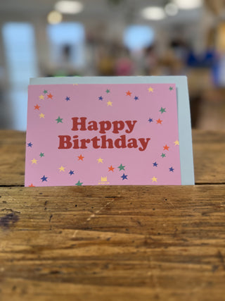 Carte "Anniversaire" : Joyeux anniversaire (avec enveloppe)