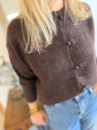 Gilet Antoine • Chocolat