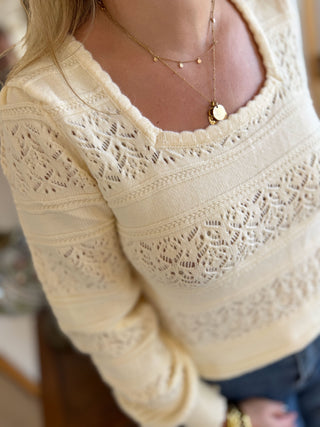 Pull Jeanne • Ecru