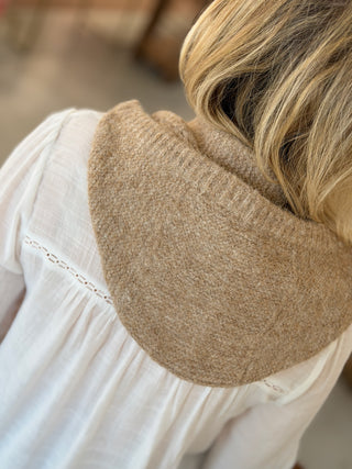 Foulard Capuche • Beige chiné