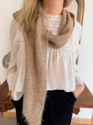 Foulard Capuche • Beige chiné