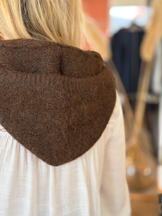 Foulard Capuche • Marron