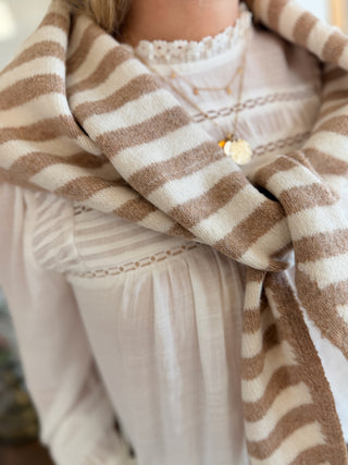 Foulard triangle • Taupe