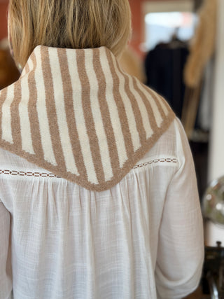 Foulard triangle • Taupe