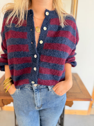 Gilet Pauline • Marine