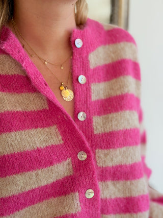 Gilet Pauline • Fuschia