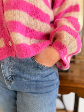 Gilet Pauline • Fuschia