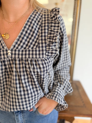 Blouse Marion • Marine