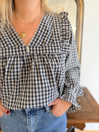Blouse Marion • Marine