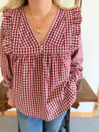 Blouse Marion • Bordeaux
