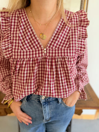 Blouse Marion • Bordeaux