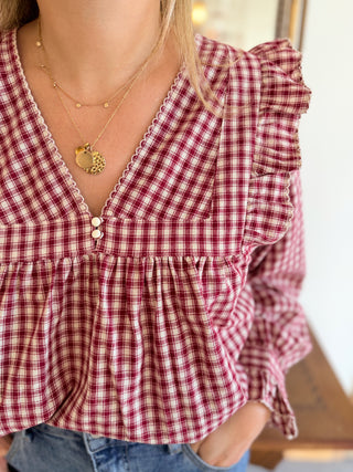 Blouse Marion • Bordeaux