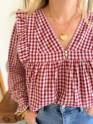 Blouse Marion • Bordeaux