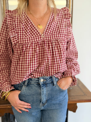 Blouse Marion • Bordeaux