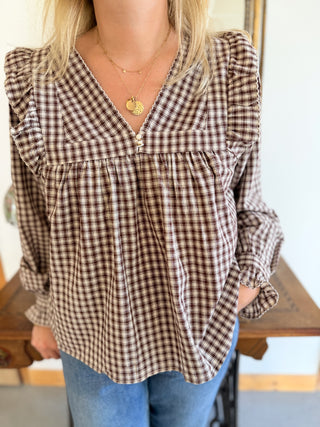 Blouse Marion • Chocolat