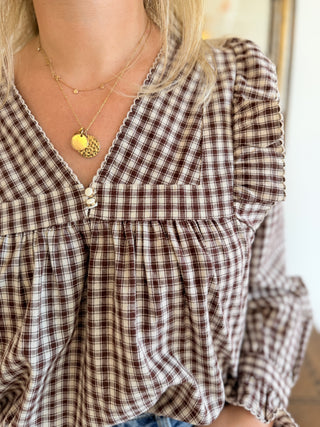 Blouse Marion • Chocolat