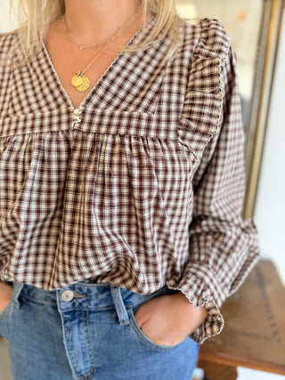 Blouse Marion • Chocolat