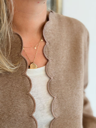 Gilet Pauline • Taupe