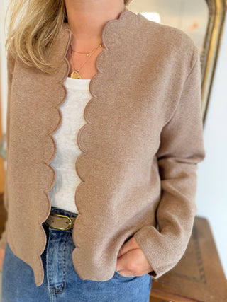 Gilet Pauline • Taupe