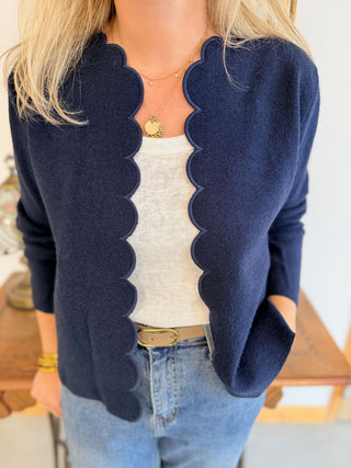 Gilet Pauline • Marine