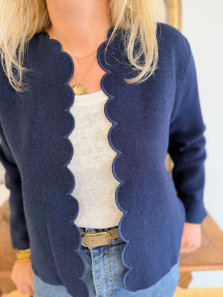 Gilet Pauline • Marine