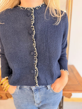 Gilet Élise • Marine