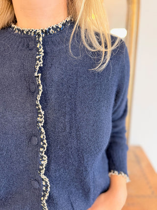 Gilet Élise • Marine