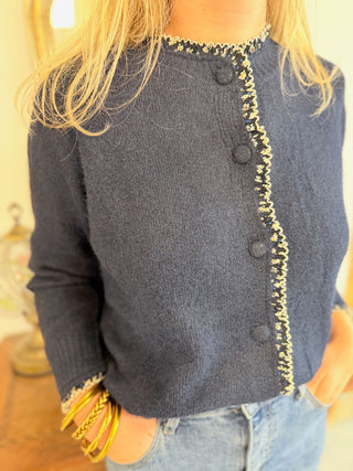 Gilet Élise • Marine