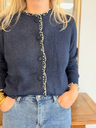 Gilet Élise • Marine